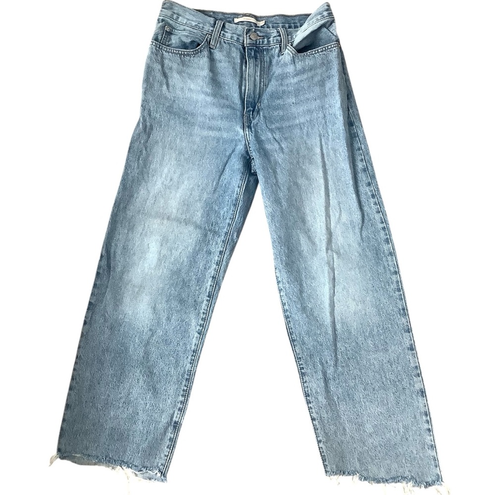 Levi's Light Blue Wide Leg Jeans